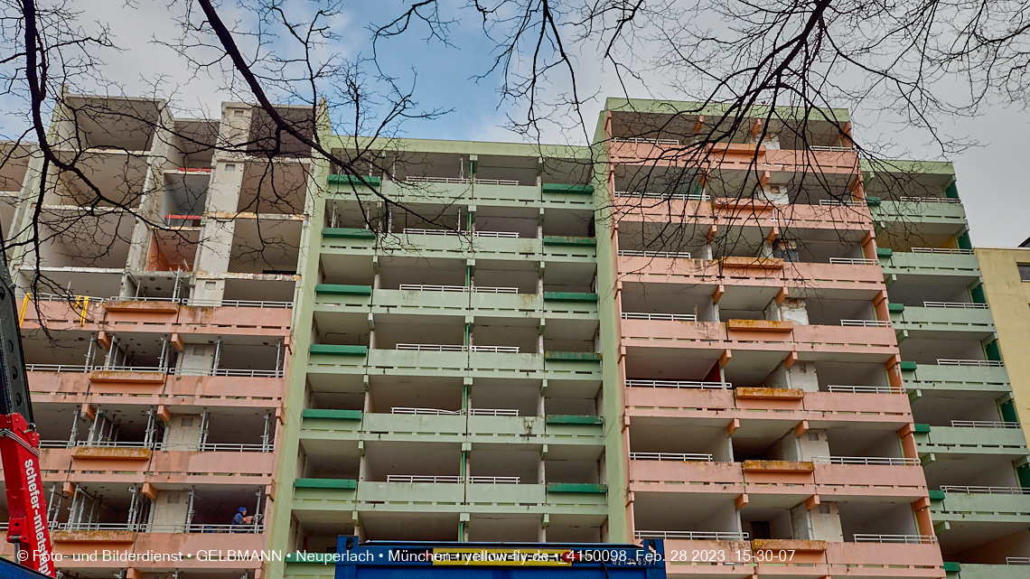 28.02.2023 - Sanierung in der Kurt-Eisner Straße Neuperlach